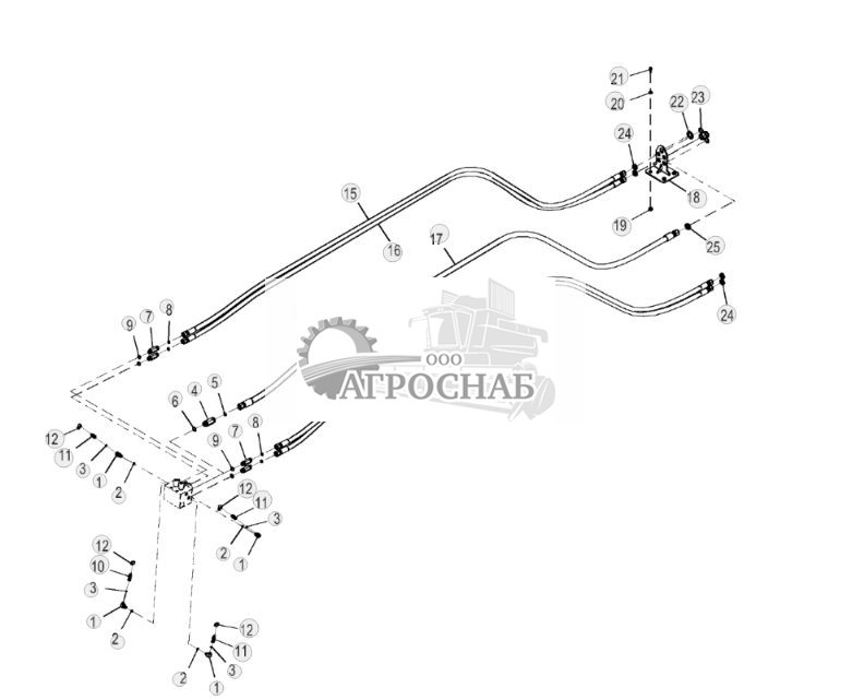 Трубопроводы переднего моста - ST879942 37.jpg